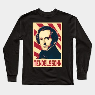 Felix Mendelssohn Retro Long Sleeve T-Shirt